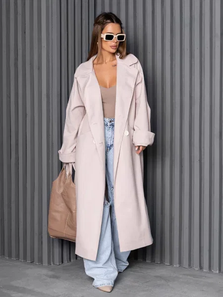 ISSA Plus Пальто Молочний