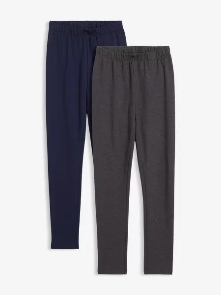 Legginsy termiczne 2 szt. niebieskie