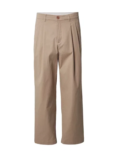 NORSE PROJECTS Hlače z naborki Hestur' kaki