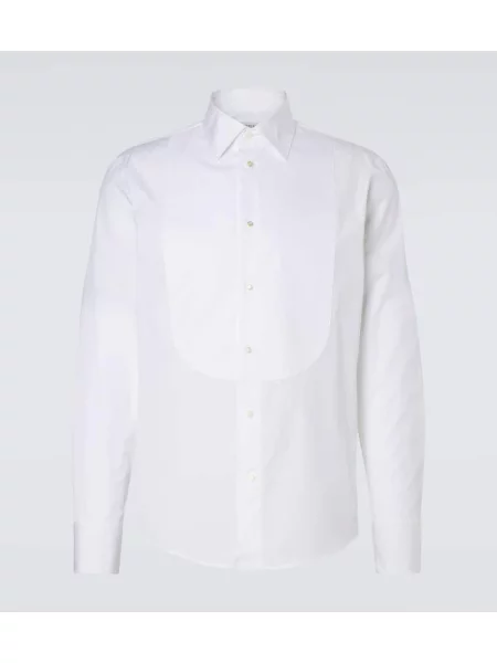 Cămașă Burberry din poplin alb