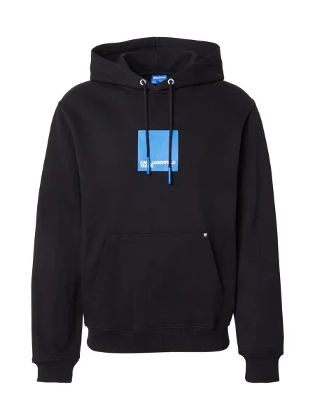 KARL LAGERFELD JEANS Sweater majica svijetloplava / crna / prljavo bijela