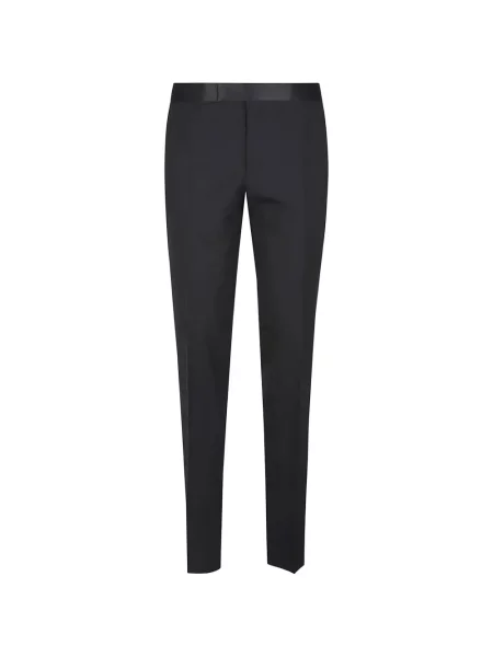 Pantaloni Lardini din satin negru