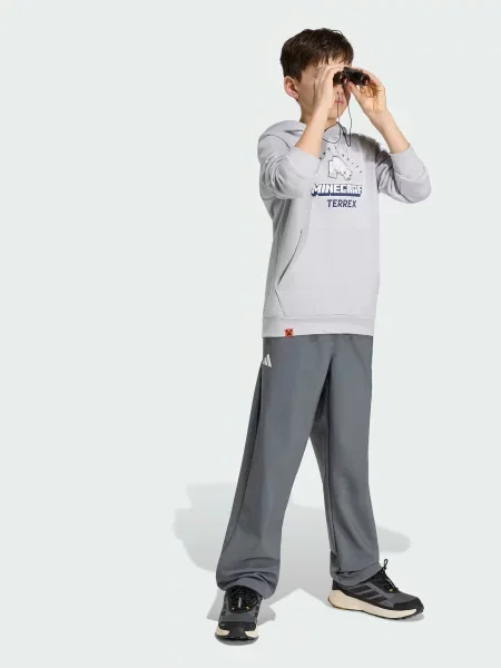 Детское худи Adidas серое