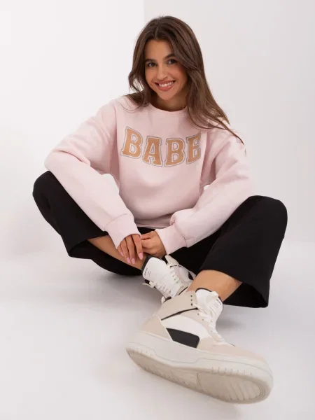 Hanorac cu glugă Fashionhunters roz