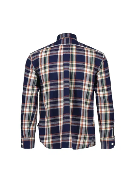 Bluzka koszulowa o kroju regular fit z czystej bawełny Polo Ralph Lauren pomarańczowa