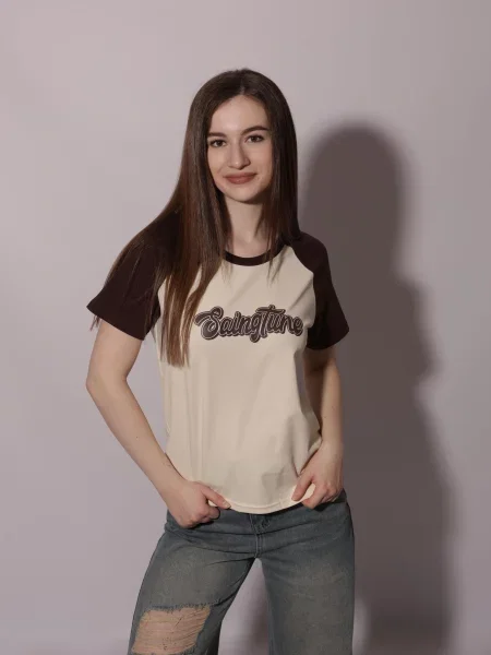 Футболка Lumo бежевая