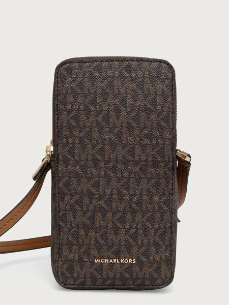 Torebka crossbody Michael Michael Kors skórzana brązowa