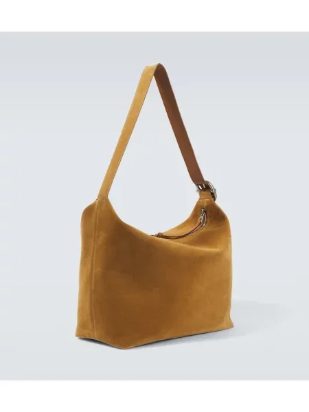 Geantă Loewe din piele de căprioară maro