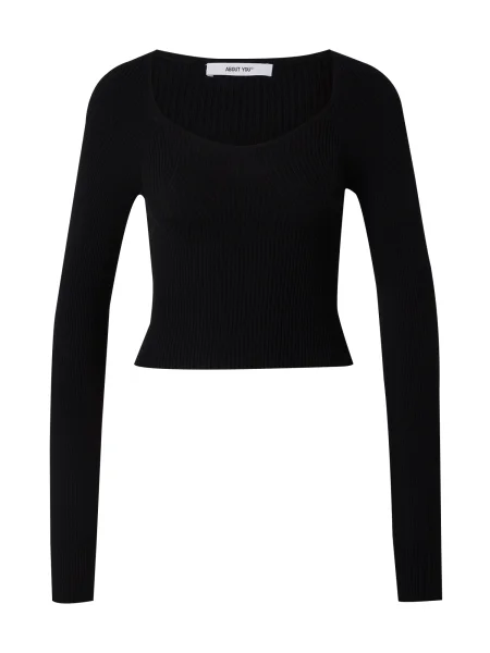 ABOUT YOU Tričko Malina' černá