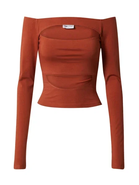 ABOUT YOU x Millane Tričko Ina hrdzavohnedá