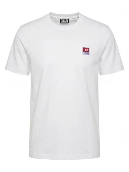DIESEL Tricou T-JUST alb