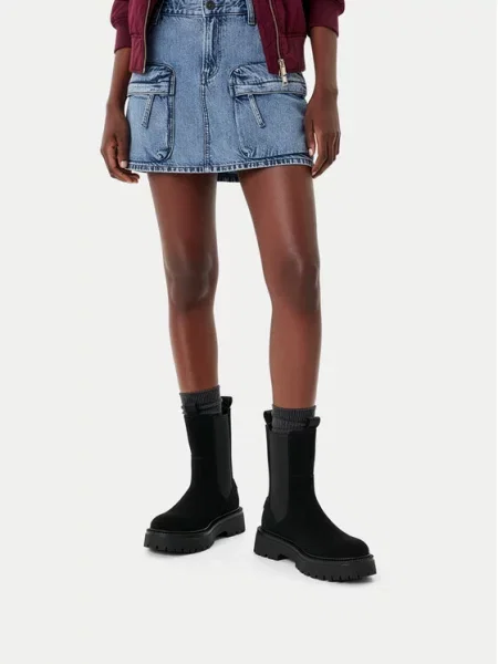 Členková obuv s elastickým prvkom G-Star Raw čierna