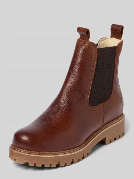 Buty chelsea z naturalnej skóry ze skóry bydlęcej Tamaris