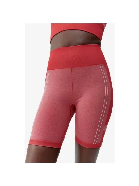 Legginsy krótkie Born Living Yoga Cara S czerwony