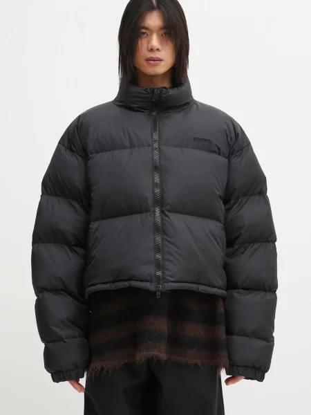VETEMENTS geacă de puf Double Logo Boxy Puffer de iarnă negru
