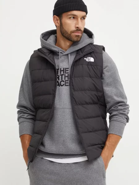 Пухен елек The North Face Aconcagua 3 Vest мъжки зимен модел черно