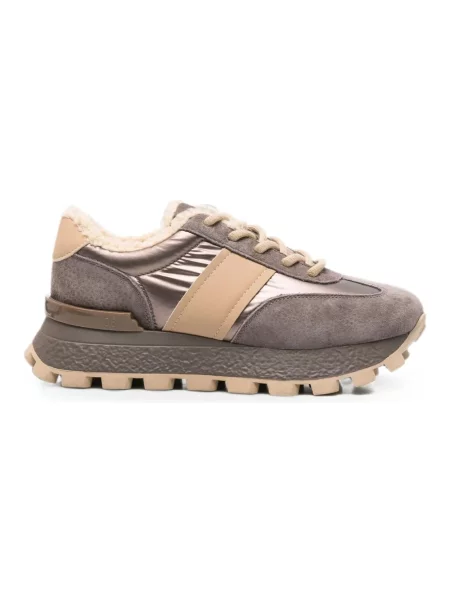 Sneakersy Sergio Moretti brązowe