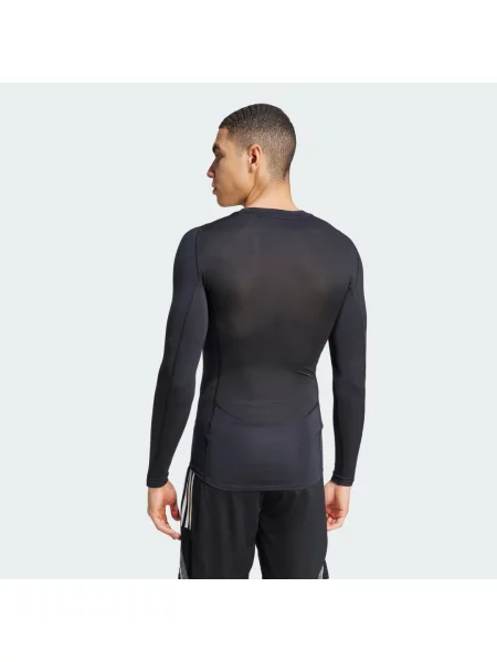 Tričko s dlouhým rukávem Adidas Performance s dlouhými rukávy černé