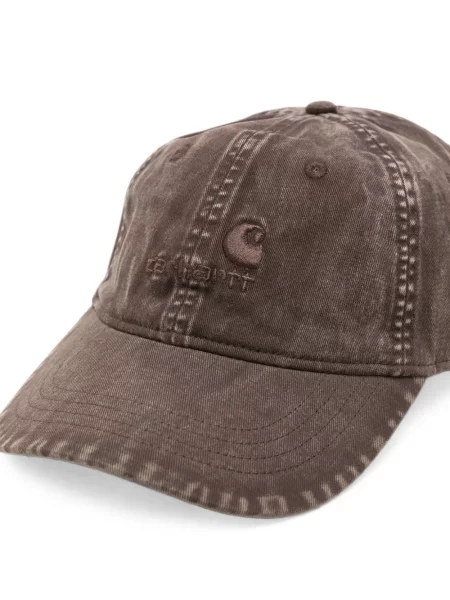 Șapcă Carhartt Wip cu broderie maro