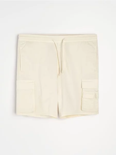 Sinsay szorty cargo kremowy