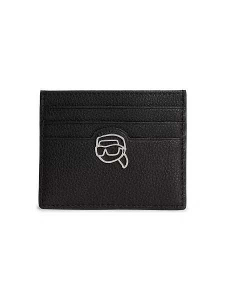 Karl Lagerfeld Pénztárcák Ikon Pebble Kartenetui fekete