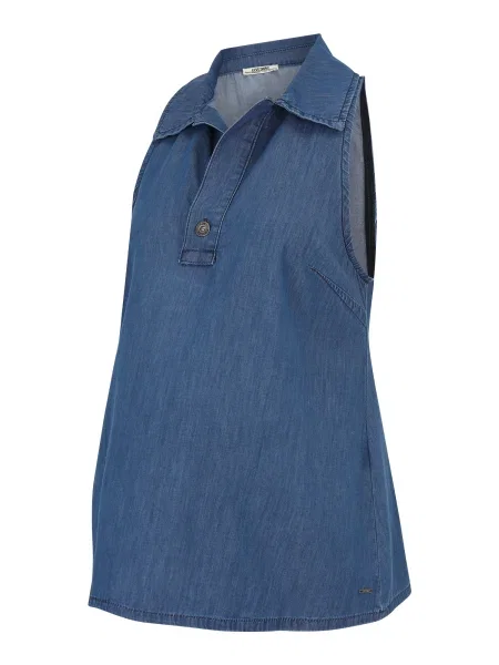 Bluză denim albastru