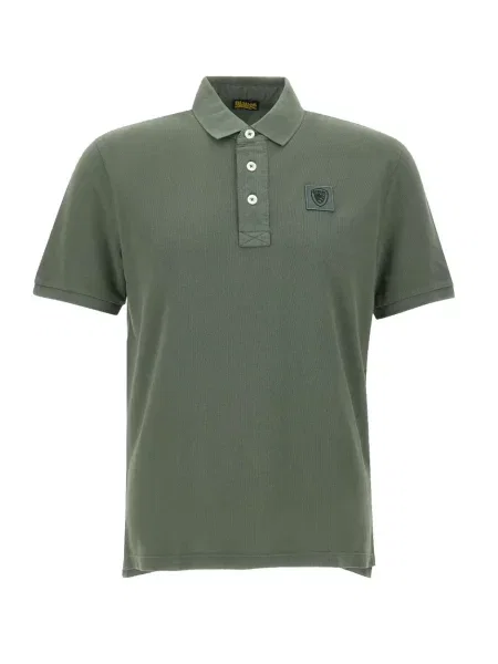 Tricou polo Blauer cu autograf verde