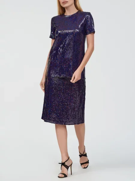 Блуза Nina Ricci фіолетова