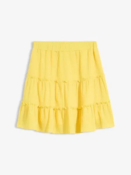 Spódnica mini żółta