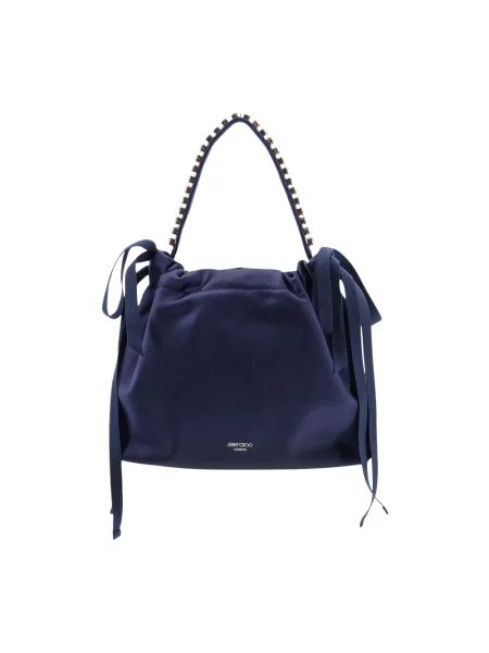 Top Jimmy Choo ze sznurkiem niebieski