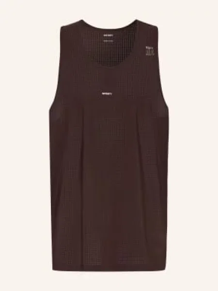 Běžecké tričko Satisfy hnědé