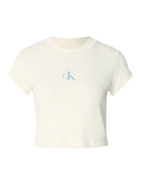 Calvin Klein Jeans Tricou BABY | Cropped Fit galben