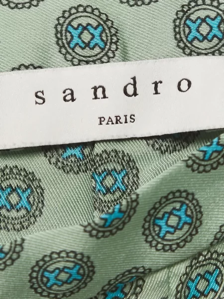 Fustă midi Sandro verde