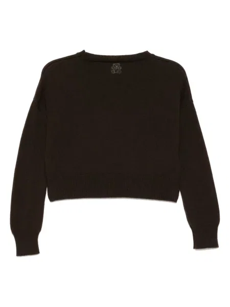 Pulover Teddy Cashmere din cașmir teddy maro