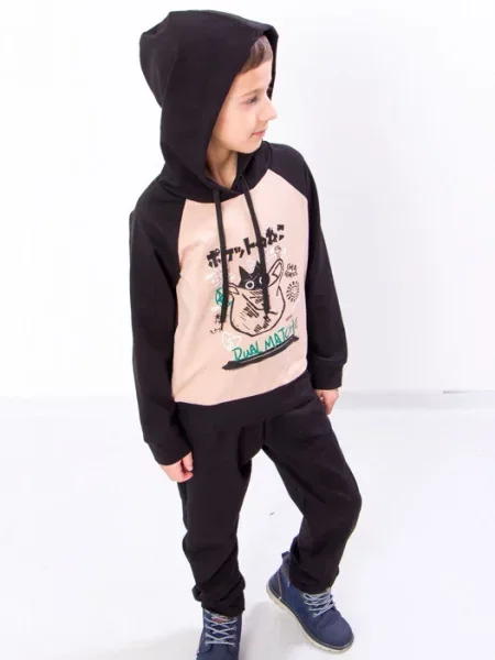 Дитячий Спортивний костюм Носи своє бавовна/поліестер бежевий