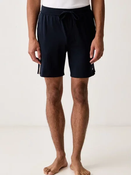 BOSS szorty piżamowe z Unique Shorts granatowe