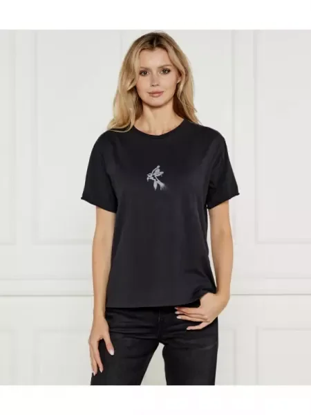One Teaspoon Tricou GRAFFITI BIRD gri