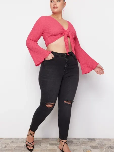 Blugi Trendyol negru