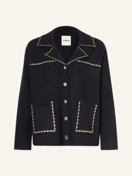 Sandro Kardigan blau czarny