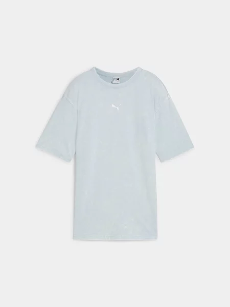 Футболка PUMA Dare To Relaxed Washed Tee комбінований верх синій