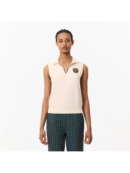 Lacoste Polo O Dopasowanym Kroju beżowy