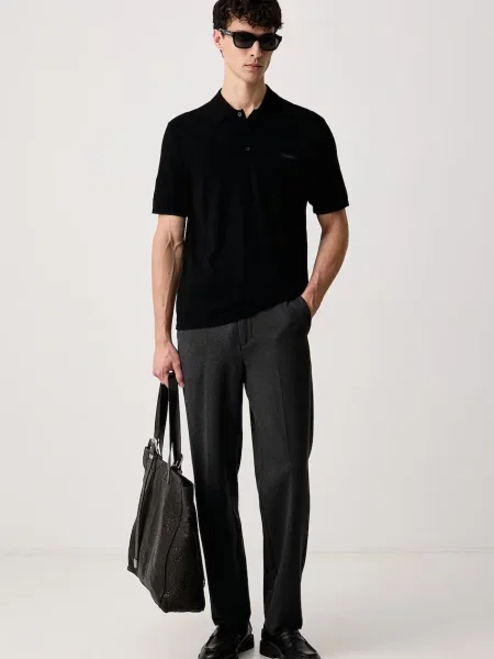 Tricou polo Calvin Klein negru
