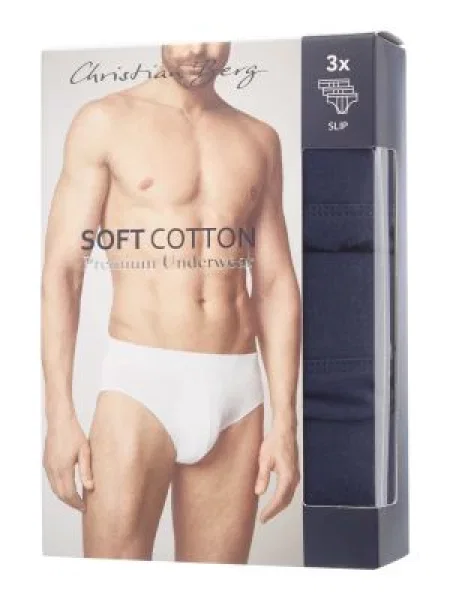 Slipy w zestawie 3 szt. Christian Berg Men granatowe