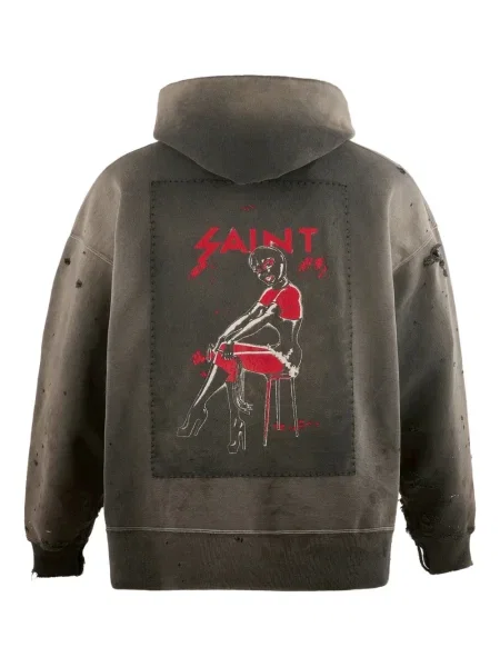 Hanorac cu glugă Saint Mxxxxxx negru
