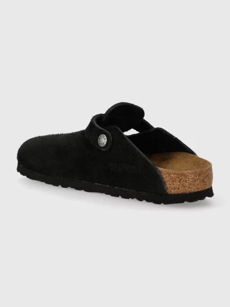 Замшеві шльопанці Birkenstock Boston