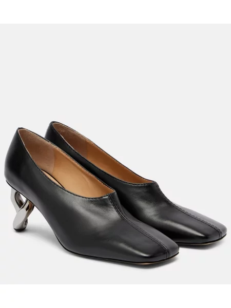 Colier Jw Anderson din piele negru