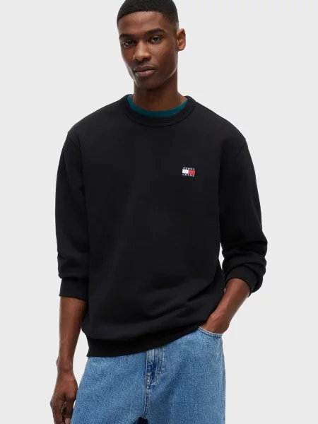 Світшот Tommy Jeans чорний