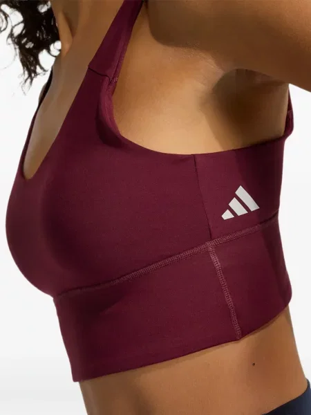 Reversibil sutien Adidas cu dungi alergare negru