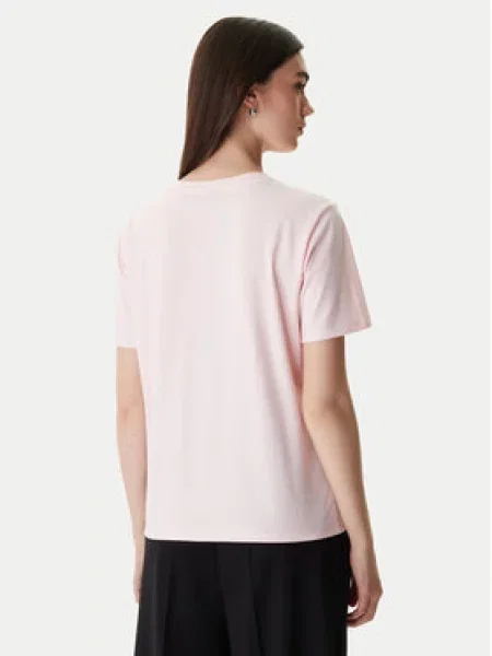 HUGO Spavaćica pastelno roza / bijela ružičasta