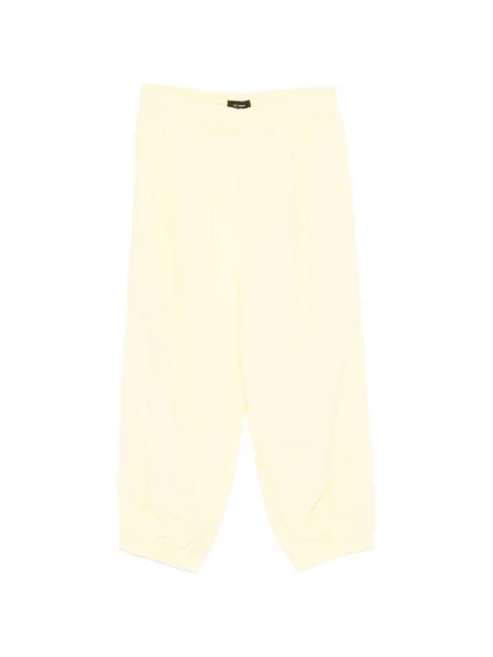 Pantaloni Willy Chavarria cu broderie galben